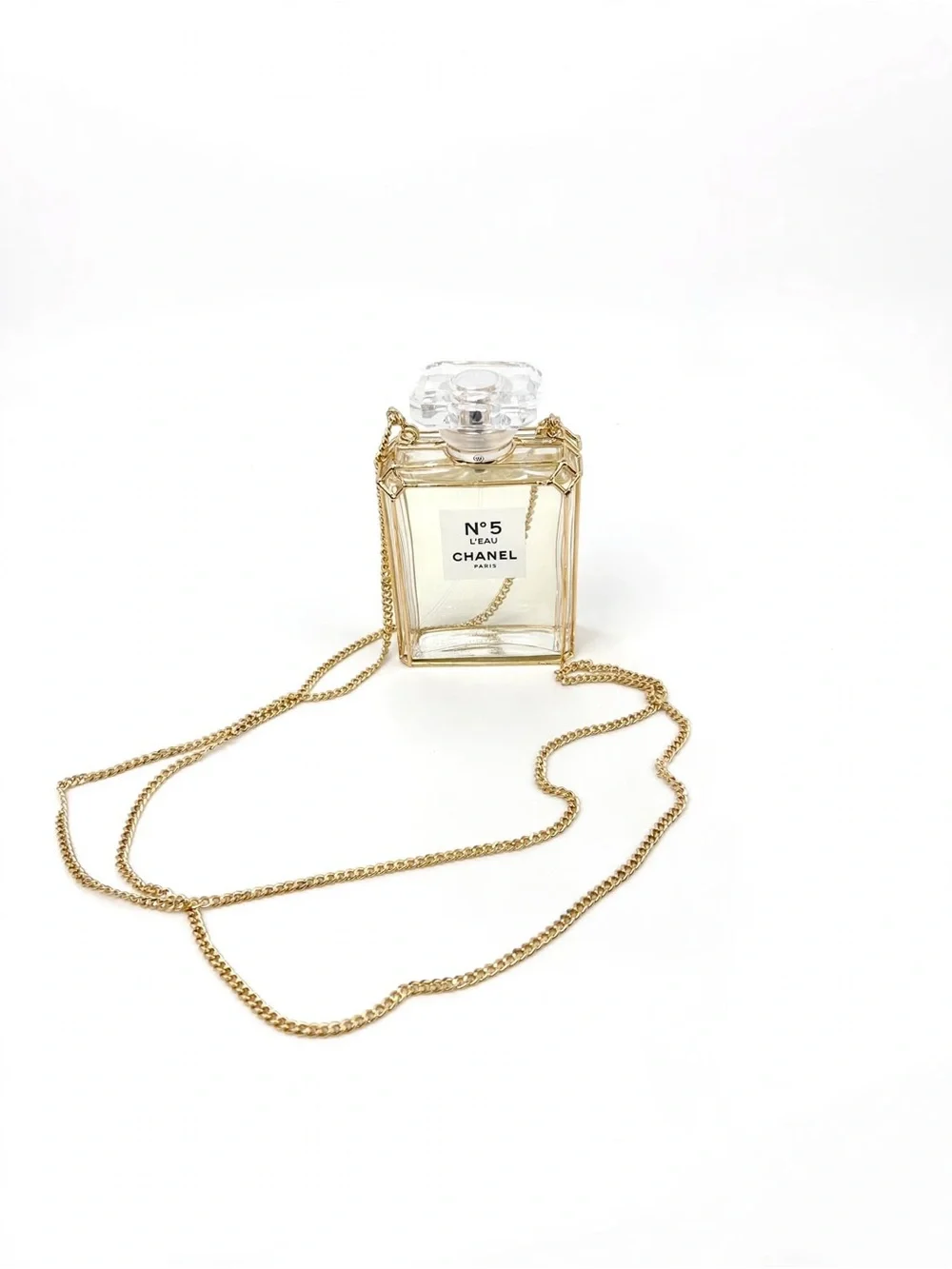 CHANEL AUTHENTIC PRODUCT NOT DISCOUNTED Gold Metal Minaudière.Item Sold as seen
